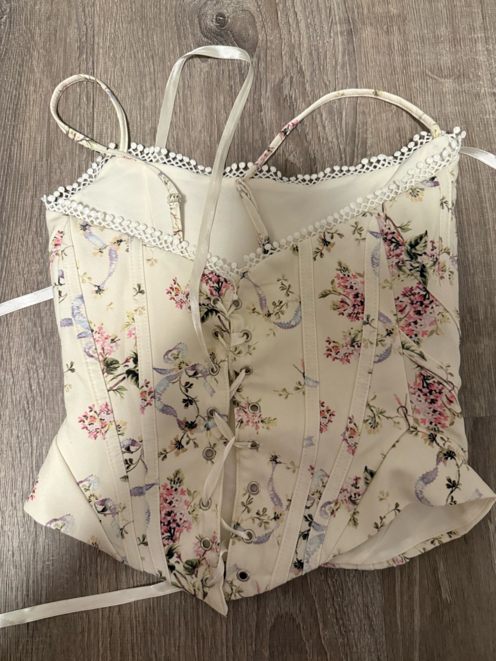 Loveshackfancy vibes floral corset top - Picture 2 of 2
